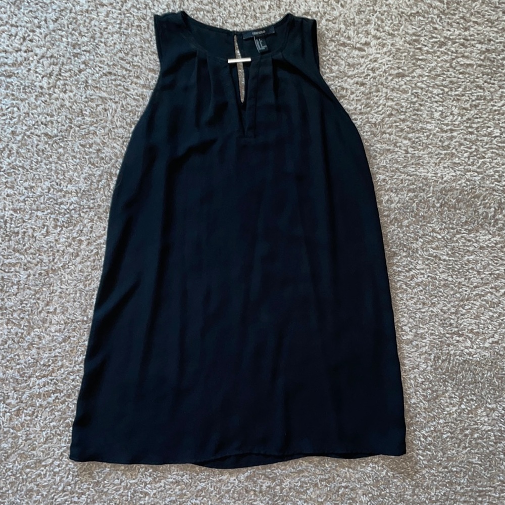 Black tank shift dress